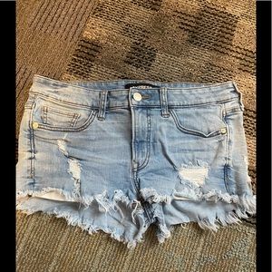 Express Low Rise Jean Shorts